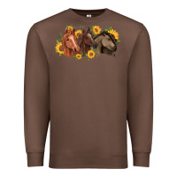 Chestnut western horses Premium Sweatshirt - MaliasSmallBusiness