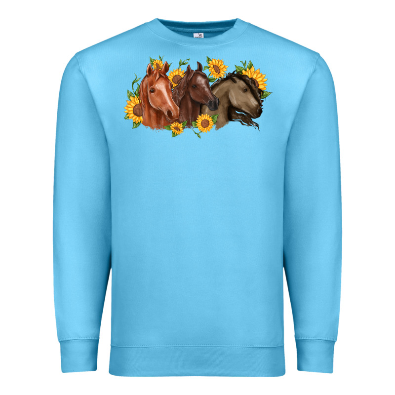 Western Horses Premium Sweatshirt by MaliasSmallBusiness | Teevron