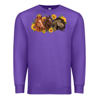 Purple western horses Premium Sweatshirt - MaliasSmallBusiness
