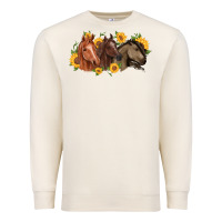 Sandshell western horses Premium Sweatshirt - MaliasSmallBusiness