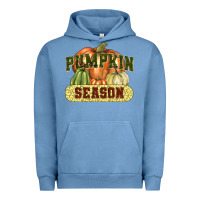 Pigment Pebble Blue Pumpkin season Urban Hoodie - NancyCooperArtShop