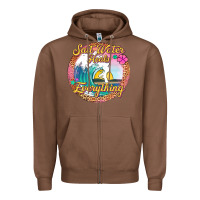 Chestnut salt water heals everything Zipper Hoodie - Jasminsmagicworld