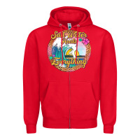 Red salt water heals everything Zipper Hoodie - Jasminsmagicworld