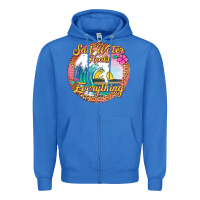 True Royal salt water heals everything Zipper Hoodie - Jasminsmagicworld