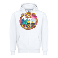 White salt water heals everything Zipper Hoodie - Jasminsmagicworld