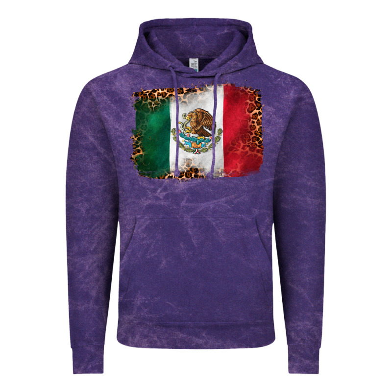 Mexican And Leopard Flag Vintage Hoodie by CTS Tumbler Store | Teevron