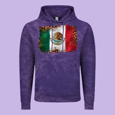 Mexican And Leopard Flag Vintage Hoodie Designed By Cts Tumbler Store