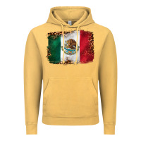 Vintage Mustard mexican and leopard flag Vintage Hoodie - CTS Tumbler Store