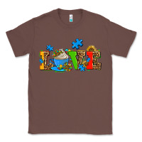 Chestnut autism coffee cup with sunflower Classic Tee - AdoDesignShop
