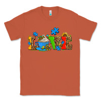 Copper autism coffee cup with sunflower Classic Tee - AdoDesignShop