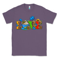 Lavender autism coffee cup with sunflower Classic Tee - AdoDesignShop