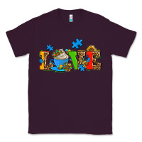 Plum autism coffee cup with sunflower Classic Tee - AdoDesignShop
