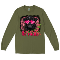 Army Green be mine belted galloway Long Sleeve Tee - AdoDesignShop