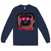 Navy be mine belted galloway Long Sleeve Tee - AdoDesignShop