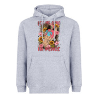 Heather Grey let me read in peace Heavyweight Hoodie - MaliasSmallBusiness