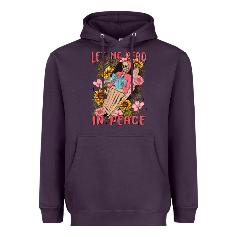 Let Me Read In Peace Heavyweight Hoodie by MaliasSmallBusiness | Teevron