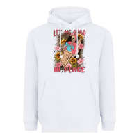 White let me read in peace Heavyweight Hoodie - MaliasSmallBusiness