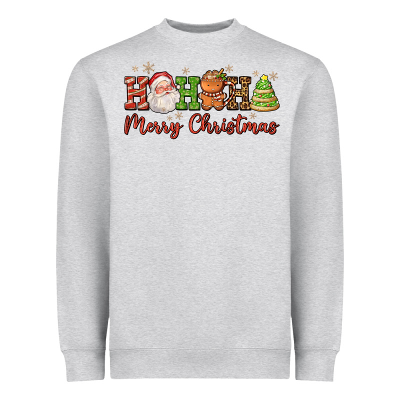 Hohoho Merry Christmas Santa Coffee Cup Tree Cooki Heavyweight Sweatshirt by FaDigitalArtStudio | Teevron