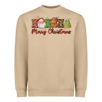 Mushroom hohoho merry christmas santa coffee cup tree cooki Heavyweight Sweatshirt - FaDigitalArtStudio
