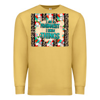 Antique Gold i am a pharmacist i know things Premium Sweatshirt - MaliasSmallBusiness