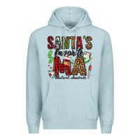 Blue Mist santa's favorite ma medical assistant Premium Hoodie - Jasminsmagicworld
