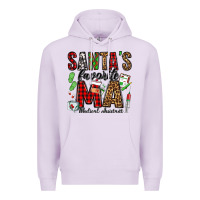 Lilac santa's favorite ma medical assistant Premium Hoodie - Jasminsmagicworld