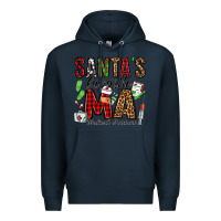 Navy santa's favorite ma medical assistant Premium Hoodie - Jasminsmagicworld