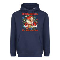 Navy its abuelita and pan dulce season mexican santa Heavyweight Hoodie - MaliasSmallBusiness