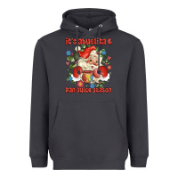 Its Abuelita And Pan Dulce Season Mexican Santa Heavyweight Hoodie | Teevron