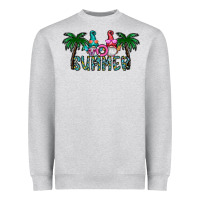 Heather Grey summer Heavyweight Sweatshirt - CowhideDigitalArt
