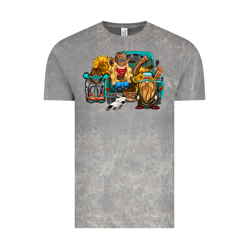 Western Truck With Gnomes Vintage Tee by HRA Design Shop | Teevron