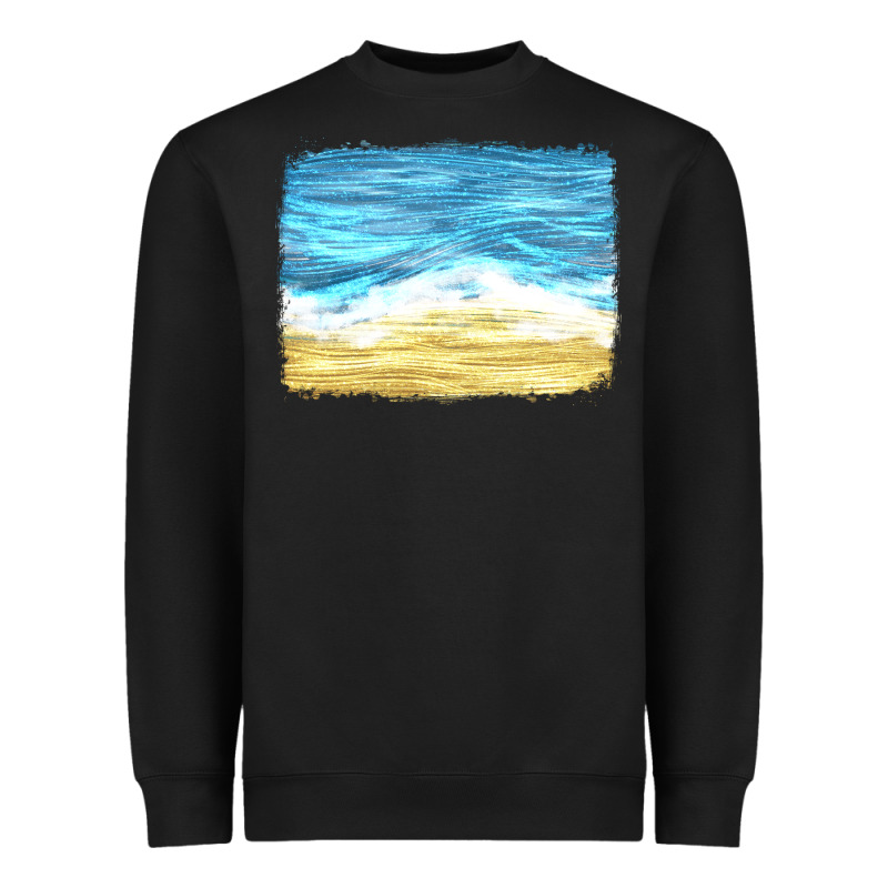 Glitter Beach Background Heavyweight Sweatshirt by HRA Design Shop | Teevron