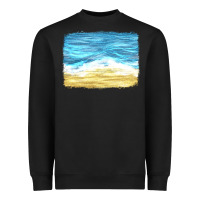 Black glitter beach background Heavyweight Sweatshirt - HRA Design Shop