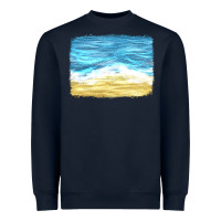 Navy glitter beach background Heavyweight Sweatshirt - HRA Design Shop