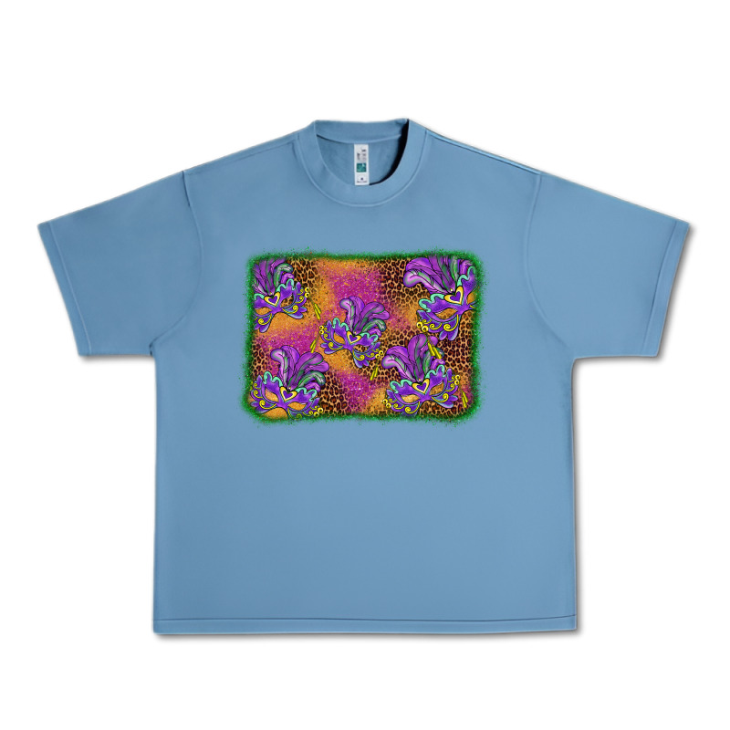 Mardi Gras Mask Background Urban Heavy Tee by BarkalooDesign | Teevron