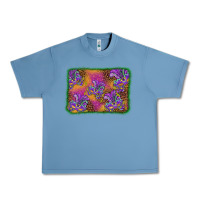 Pebble Blue mardi gras mask background Urban Heavy Tee - BarkalooDesign