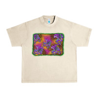 Sandshell mardi gras mask background Urban Heavy Tee - BarkalooDesign