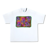 White mardi gras mask background Urban Heavy Tee - BarkalooDesign