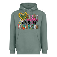 Sage my first day of kindergarten Heavyweight Hoodie - NancyCooperArtShop