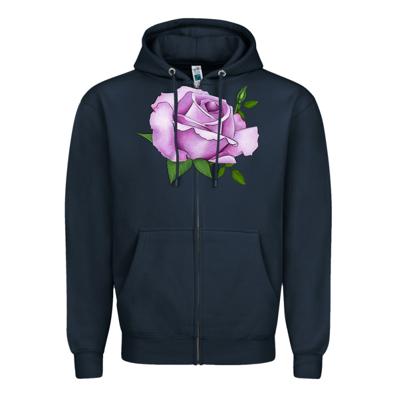 Life's Little Pleasures Rose Zipper Hoodie by LillyAllenDesigns | Teevron