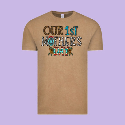 Our 1 St Mother's Day Vintage Tee Designed By Cowhidedigitalart