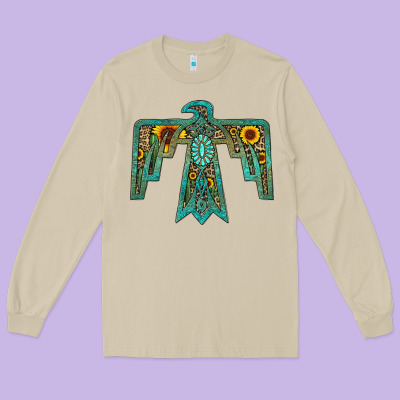 Thunderbird Long Sleeve Tee Designed By Jahusdesignshop