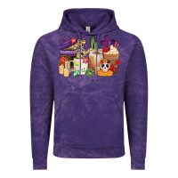 Cloud Purple mexican dia de los muertos coffee cups Vintage Hoodie - CTS Tumbler Store