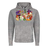 Cloud Rock mexican dia de los muertos coffee cups Vintage Hoodie - CTS Tumbler Store