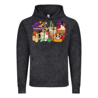 Vintage Black mexican dia de los muertos coffee cups Vintage Hoodie - CTS Tumbler Store