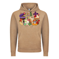 Vintage Coffee mexican dia de los muertos coffee cups Vintage Hoodie - CTS Tumbler Store