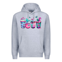 Heather Grey mermaid underwater coffee Premium Hoodie - Jasminsmagicworld