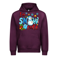 Mauve Wine i'm snow cute Urban Hoodie - texasbilliewilder