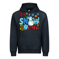 Navy i'm snow cute Urban Hoodie - texasbilliewilder