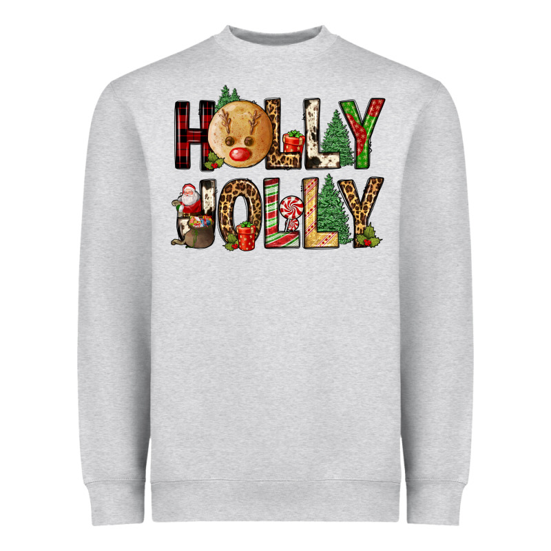 Holly Jolly Heavyweight Sweatshirt by FaDigitalArtStudio | Teevron